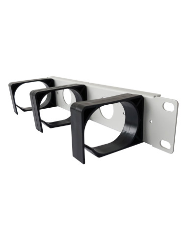 Pannello Passacavi 1U per Armadio 10'' Grigio
