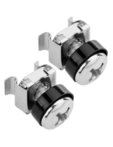 Kit Set 4 Viti 4 Dadi e 4 Rondelle per Montaggio Rack