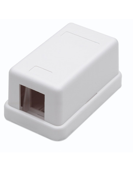 Presa a Muro per 1 Frutto Keystone Bianco
