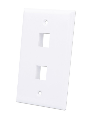 Placca Porta Frutti 2 Posti Mod.503 Bianco