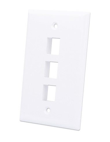 Placca Porta Frutti 3 Posti Mod.503 Bianco