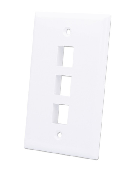 Placca Porta Frutti 3 Posti Mod.503 Bianco