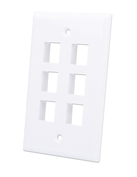 Placca Porta Frutti 6 Posti Mod.503 Bianco
