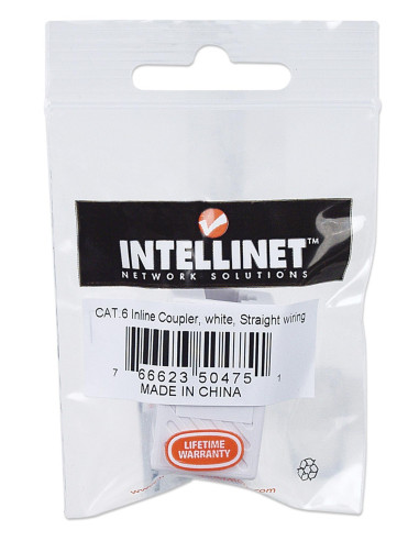Accoppiatore Cat6 RJ45 F/F UTP colore Bianco