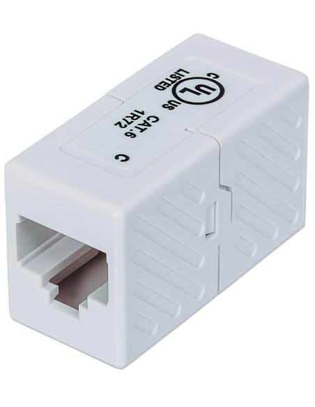 Accoppiatore Cat6 RJ45 F/F UTP colore Bianco