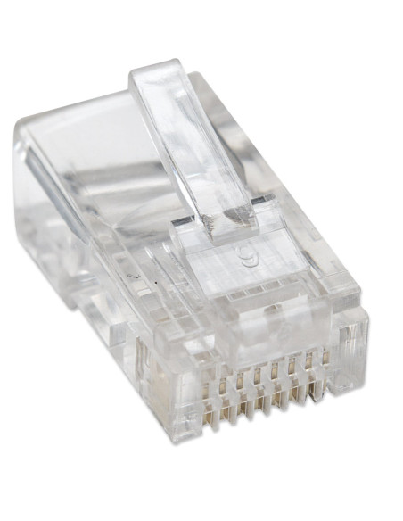 Confezione 100 Plug RJ45 UTP per Cavo Flessibile Cat.5E