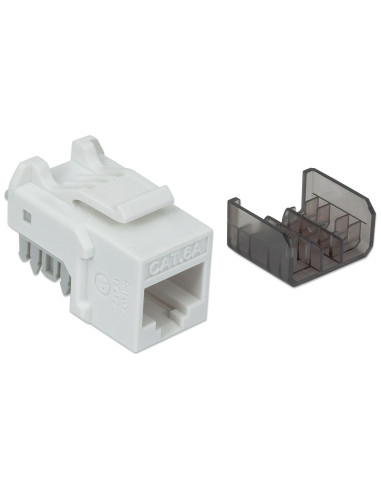 Frutto Keystone RJ45 Cat6A UTP 10 Gigabit Bianco