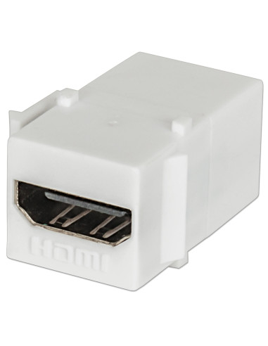 Adattatore Keystone HDMI F/F Tipo A per Pannelli Patch Bianco