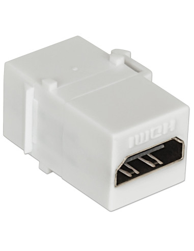 Adattatore Keystone HDMI F/F Tipo A per Pannelli Patch Bianco