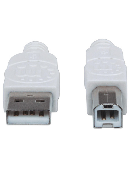 Cavo USB 2.0 A maschio/B maschio 1m Bianco