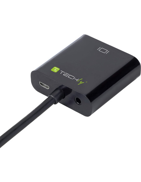 Cavo Convertitore Adattatore da HDMI&trade a VGA con Micro USB e Audio
