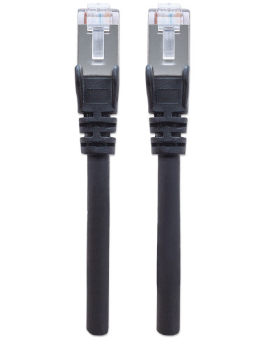Cavo Patch Cat.7 Plug RJ45 6A S/FTP LSZH 10m Nero