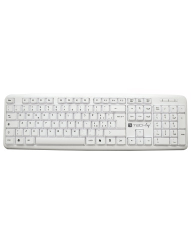 Tastiera USB 105 Tasti Bianco