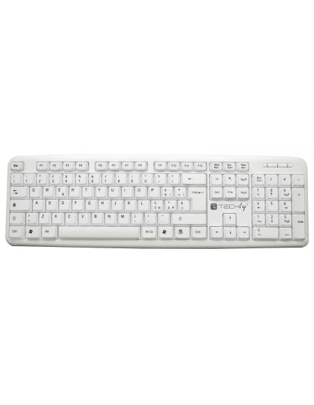 Tastiera USB 105 Tasti Bianco