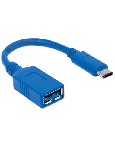 Cavo Superspeed USB A Femmina USB-C&trade Maschio 15cm Blu