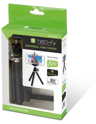Treppiede Portatile Universale per Smartphone e Fotocamere