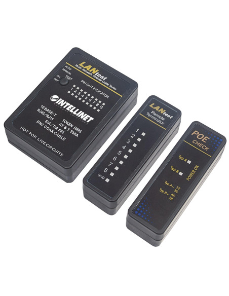 Tester Professionale POE RJ45 e BNC