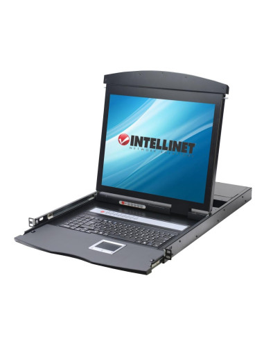Console KVM USB/PS2 con LCD 17'' da Rack 19'' Dual Rail