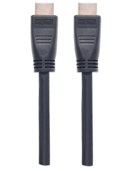 Cavo HDMI CL3 High Speed con Ethernet A/A M/M 8m Nero