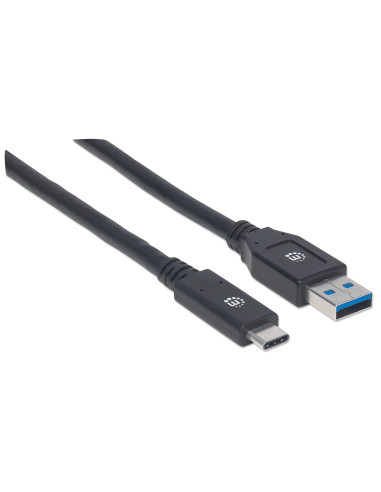 Cavo USB 3.2 Gen1 tipo A Maschio / USB-C&trade Maschio 3 metri Nero