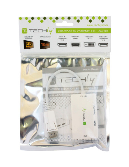 Adattatore DisplayPort a DVI/HDMI/DP 3-in-1