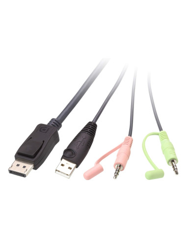 Switch KVM per doppio schermo DisplayPort (ThunderBolt) 2 USB