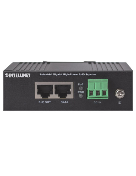 Iniettore Industriale per Guida DIN Gigabit High-Power PoE+ 30W