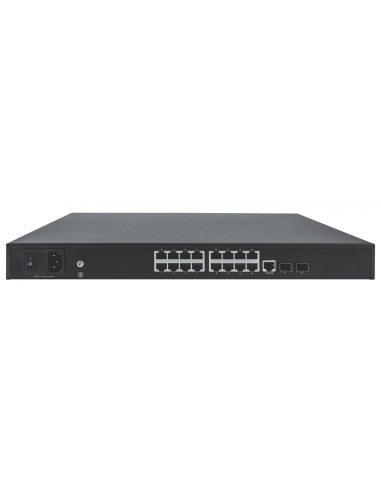 Switch AV Gigabit Ethernet PoE+ a 16 porte 2 SFP