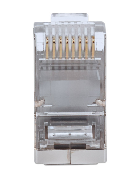 Confezione 50 Plug modulari RJ45 Passanti Cat6 FastCrimp