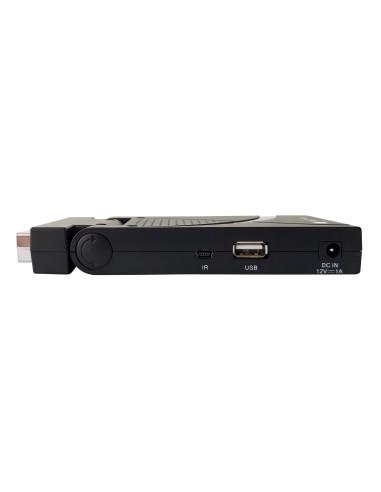 Decoder Ricevitore Digitale Terrestre DVB-T/T2 H.265 HEVC 10bit USB HDMI Scart 180&deg e Telecomando Universale 2 in 1