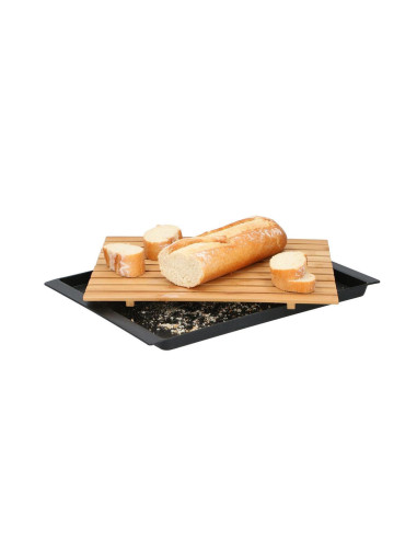 Alpina - Bamboo bread board with...