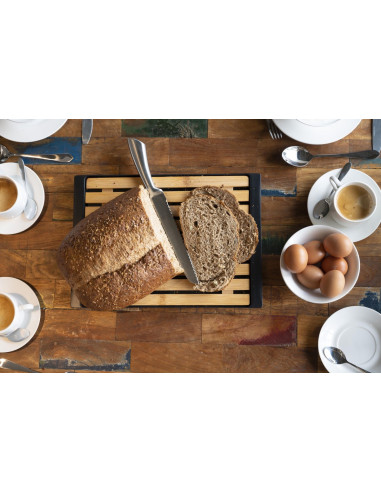 Alpina - Bamboo bread board with...