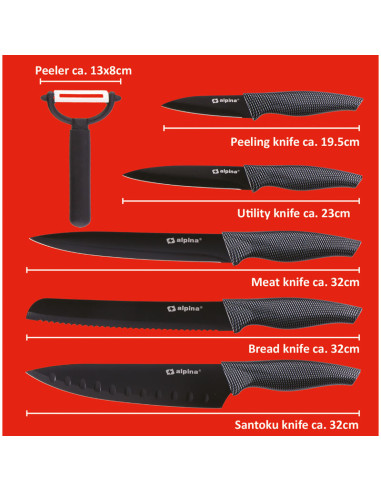Alpina - Stainless steel INOX knife...
