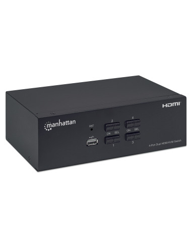 Switch KVM HDMI 4 porte Doppio monitor