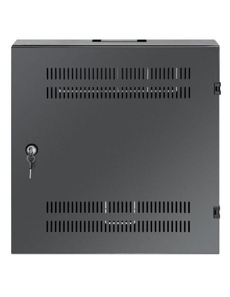 Armadio 19'' a muro a basso profilo con montanti orizzontali 4U e verticali 2U