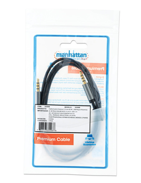 Cavo Audio Stereo AUX 3.5mm Alta Qualit&agrave M/M 1m