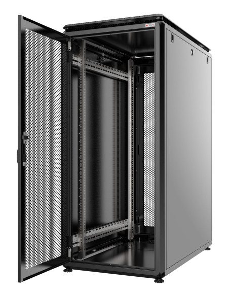 Armadio Server Rack 19'' 800x1000 42U Nero Porta Grigliata serie Evolution Ventilato