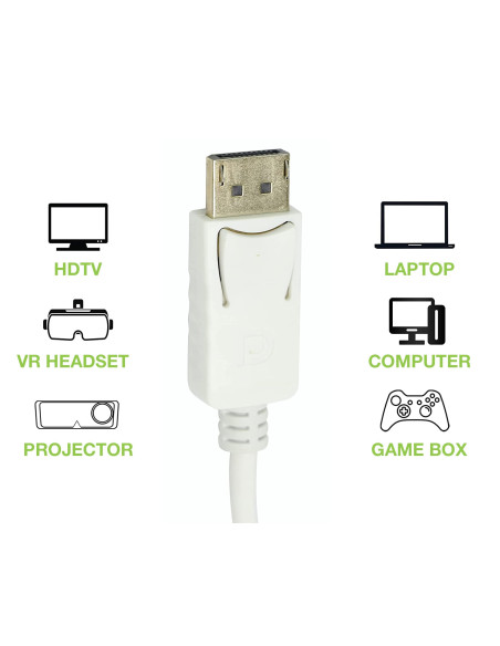 Adattatore Passivo DisplayPort Maschio a HDMI Femmina 4K 60Hz