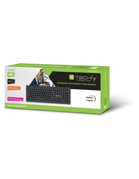 Tastiera USB con Lettore Smart Card Integrato per CNS CIE e CRS Tessera Sanitaria