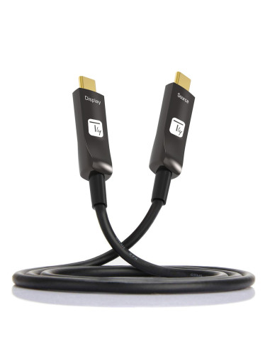 Cavo Audio/Video Ottico Attivo USB-C&trade M/M AOC Fibra Ottica 4K 20m