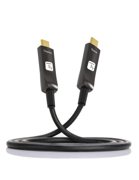 Cavo Audio/Video Ottico Attivo USB-C&trade M/M AOC Fibra Ottica 4K 20m