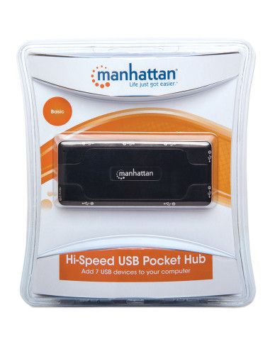 Mini Hub USB 2.0 alta velocit&agrave 7 porte