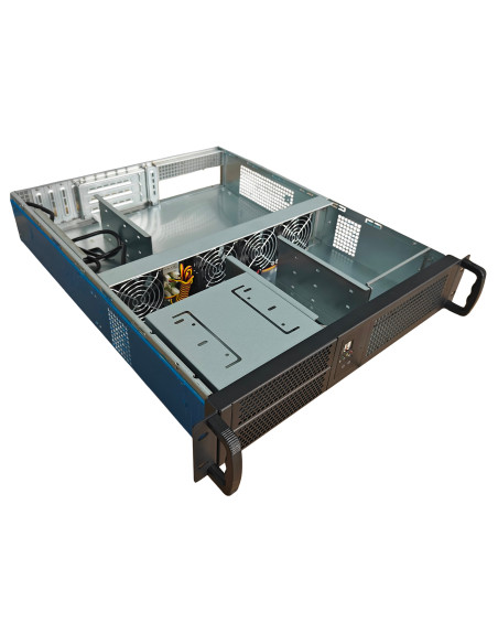 Chassis Industriale da Rack 19'' 2U Nero