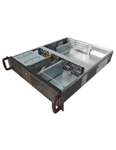 Chassis Industriale da Rack 19'' 2U Nero