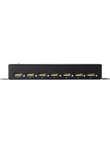 Hub USB 2.0 7 Porte con Case Metallico