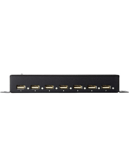 Hub USB 2.0 7 Porte con Case Metallico