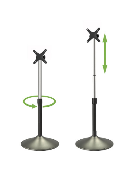 Supporto a Pavimento Colonna a Base Circolare per TV LCD/LED 13-27''