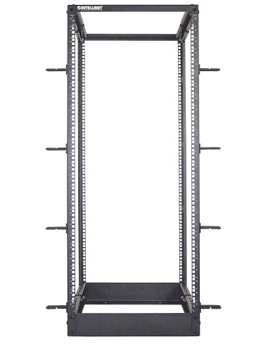 Open Frame Rack 19'' 4 Montanti 48U con profondit&agrave regolabile
