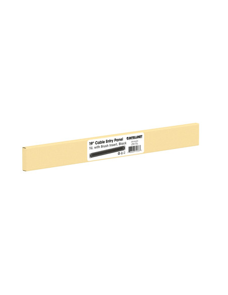 Pannello Passacavi 19'' con Spazzola 1U