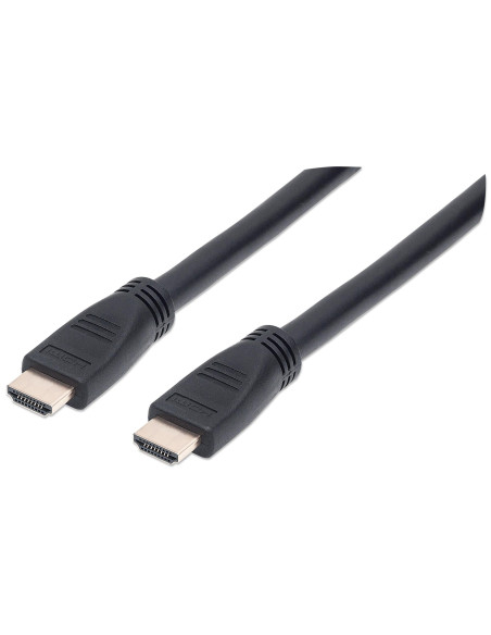 Cavo HDMI CL3 High Speed con Ethernet A/A M/M 15m Nero